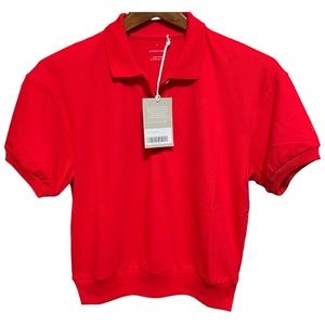Everlane Organic Cotton Polo Big Red Shirt S